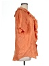 New York Studio Orange Short Sleeve Blouse Size L (estimated) - photo 4