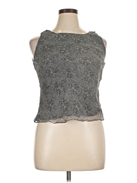 Robbie Bee Sleeveless Silk Top