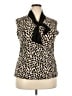 NY Collection Gold Sleeveless Blouse Size 2X - photo 1