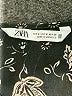 Zara 100% Polyester Paisley Black Casual Dress Size M - photo 7
