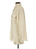 Uniqlo 100% Polyester Color Block Ivory Long Sleeve Blouse Size S - photo 5