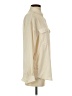 Uniqlo 100% Polyester Color Block Ivory Long Sleeve Blouse Size S - photo 4