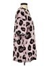 Shein 100% Polyester Animal Print Pink Short Sleeve T-Shirt Size S - photo 4