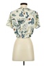 Shein Ivory Short Sleeve Blouse Size 2 - photo 2