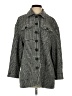 Unbranded 100% Polyester Houndstooth Gray Coat Size S - photo 1