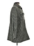 Unbranded 100% Polyester Houndstooth Gray Coat Size S - photo 4