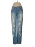 Assorted Brands Hearts Blue Jeans Size 28 waist - photo 1