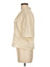 LAPOINTE Ivory 3/4 Sleeve Button-Down Shirt Size M - photo 5