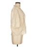 LAPOINTE Ivory 3/4 Sleeve Button-Down Shirt Size M - photo 4