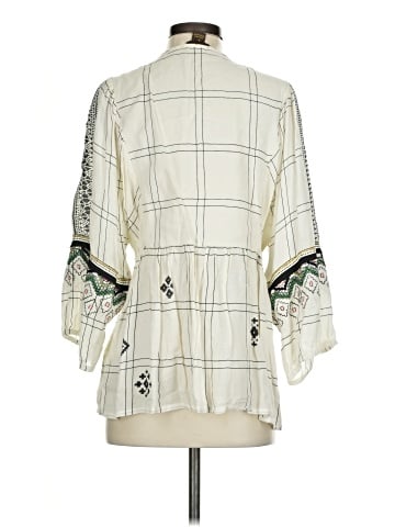 Vineet Bahl 3/4 Sleeve Blouse (view 2)