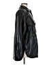 Zara Black Faux Leather Jacket Size S - photo 4