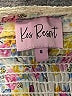 Kos Resort 100% Polyester Pink White 3/4 Sleeve Blouse Size S - photo 7