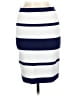 Neiman Marcus Stripes White Blue Casual Skirt Size M - photo 2
