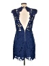 Saylor 100% Polyester Blue Cocktail Dress Size L - photo 2