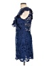 Saylor 100% Polyester Blue Cocktail Dress Size L - photo 5