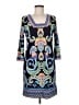 Laundry by Shelli Segal Paisley Blue Casual Dress Size 6 - photo 1