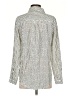 Equipment 100% Silk Polka Dots Ivory Long Sleeve Silk Top Size S - photo 2