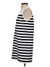 Zara 100% Polyamide Stripes Silver Casual Dress Size S - photo 5