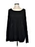 Chico's Solid Black Pullover Sweater Size 8 - photo 1