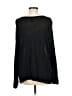 Chico's Solid Black Pullover Sweater Size 8 - photo 2