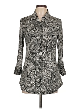 S Line Black Label 3/4 Sleeve Button Down Shirt