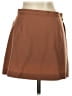 Theory 100% Wool Solid Brown Wool Skirt Size 2 - photo 2