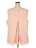 Calvin Klein 100% Polyester Pink Sleeveless Blouse Size 3X - photo 2