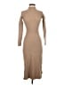 MNG Tan Casual Dress Size 2 - photo 1