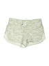 Athleta Camo Green Ivory Athletic Shorts Size 8 - photo 1