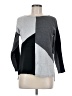 INC International Concepts Color Block Gray Pullover Sweater Size M (petite) - photo 1
