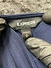 Express 100% Polyester Black Blue Long Sleeve Blouse Size S - photo 4