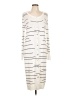 CAbi Stripes Black Ivory Casual Dress Size L - photo 1