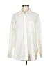 Modern Works Color Block Ivory Long Sleeve Blouse Size M - photo 1