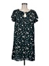 Everly Floral Teal Casual Dress Size M - photo 1