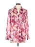 Pilcro 100% Modal Floral Pink Long Sleeve Blouse Size XS - photo 1