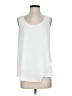 Nic + Zoe 100% Polyester White Sleeveless Blouse Size S - photo 1