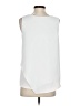 Nic + Zoe 100% Polyester White Sleeveless Blouse Size S - photo 2