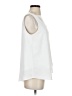 Nic + Zoe 100% Polyester White Sleeveless Blouse Size S - photo 4