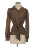 Toccin Brown Long Sleeve Blouse Size 4 - photo 1