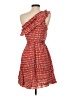 Hazel 100% Rayon Hearts Red Cocktail Dress Size S - photo 2