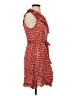 Hazel 100% Rayon Hearts Red Cocktail Dress Size S - photo 4
