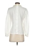 Unbranded Stripes Ivory Long Sleeve Blouse Size S (estimated) - photo 2