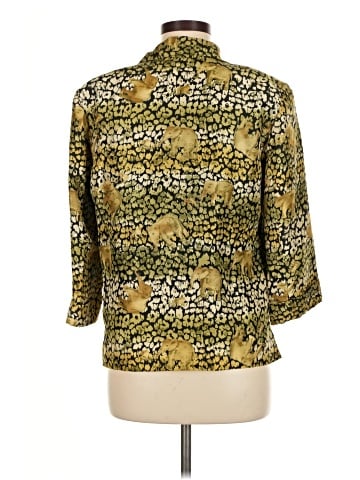 Silkland 3/4 Sleeve Button-Down Shirt (view 2)