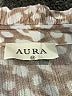 Aura 100% Rayon Tweed Tan Casual Dress Size M - photo 7
