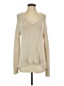 360 Sweater Solid Ivory Tan Pullover Sweater Size S - photo 1