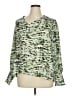 Cooper & Ella 100% Polyester Green Long Sleeve Blouse Size XL (4) - photo 1