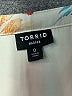 Torrid 100% Polyester Floral Ivory Short Sleeve Blouse Size Lg Plus (0) - photo 7