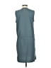 Indygena Solid Teal Casual Dress Size M - photo 2