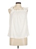 Unbranded Ivory Sleeveless Blouse Size M - photo 1