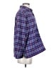 L.L.Bean 100% Cotton Plaid Purple Jacket Size S - photo 4